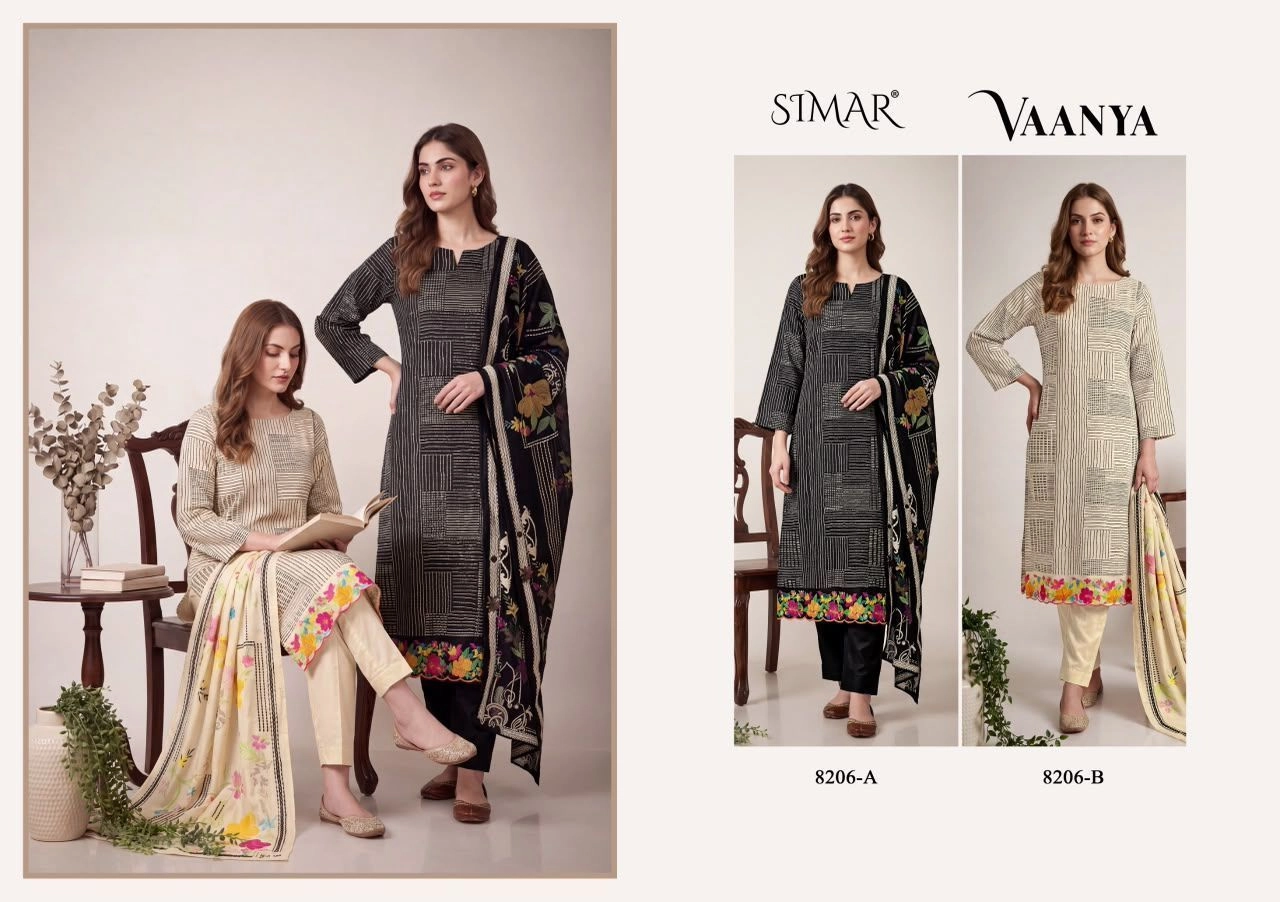 Simar Glossy Vaanya Muslin(Rs.1495 per piece: total 2 piece) 2