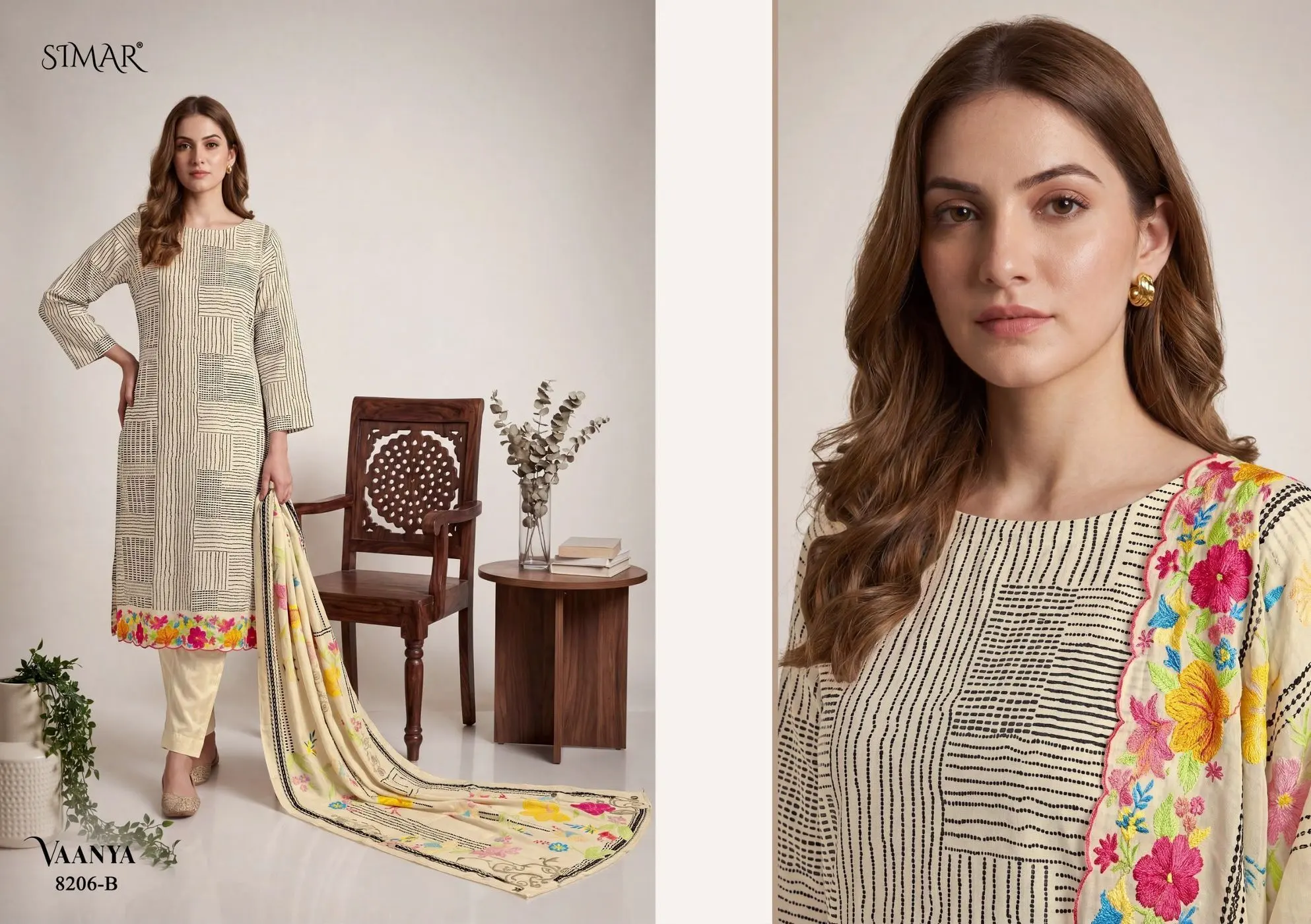 Simar Glossy Vaanya Muslin(Rs.1495 per piece: total 2 piece) 5