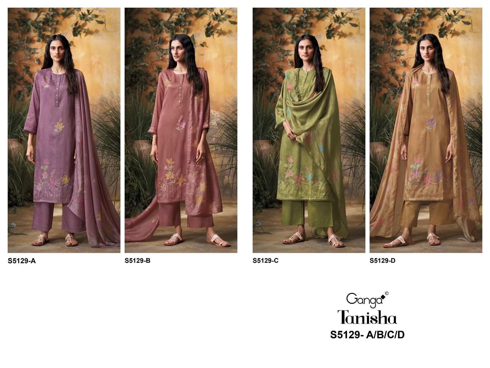 Ganga-Tanishq
S5129(Rs.1760 per piece: total 4 piece) 8