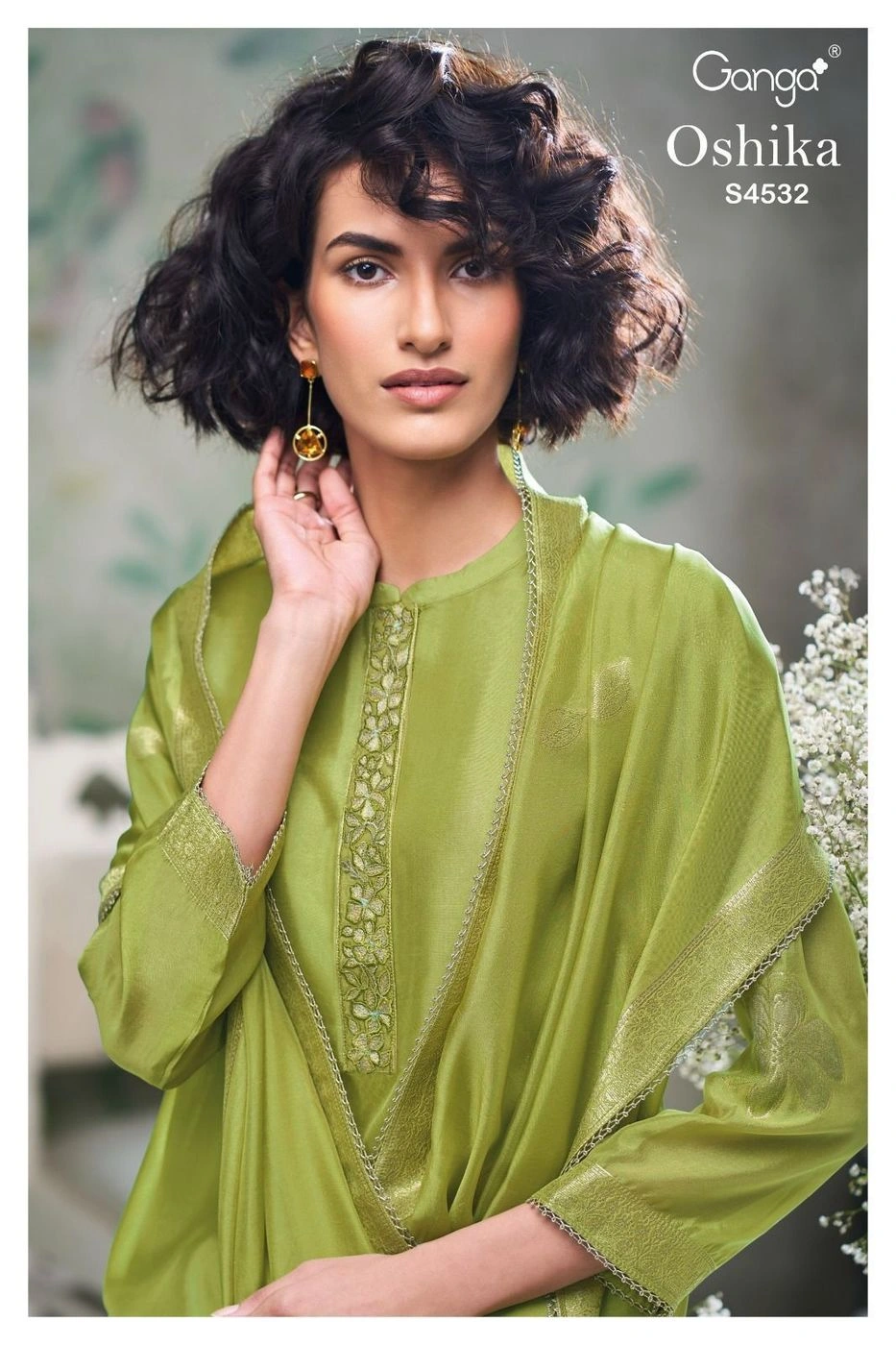 Ganga-Oshika S4532(Rs.2165 per piece: total 6 piece) 1