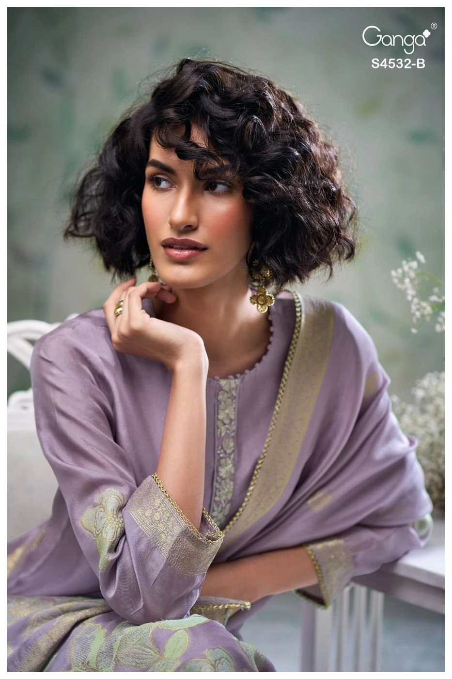 Ganga-Oshika S4532(Rs.2165 per piece: total 6 piece) 4