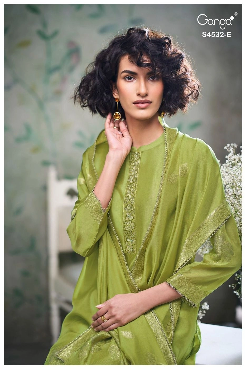 Ganga-Oshika S4532(Rs.2165 per piece: total 6 piece) 9