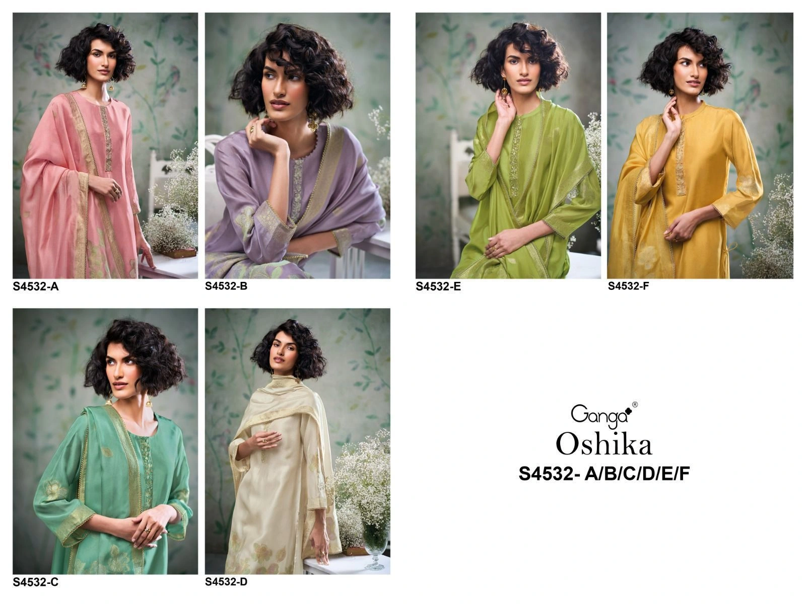 Ganga-Oshika S4532(Rs.2165 per piece: total 6 piece) 12
