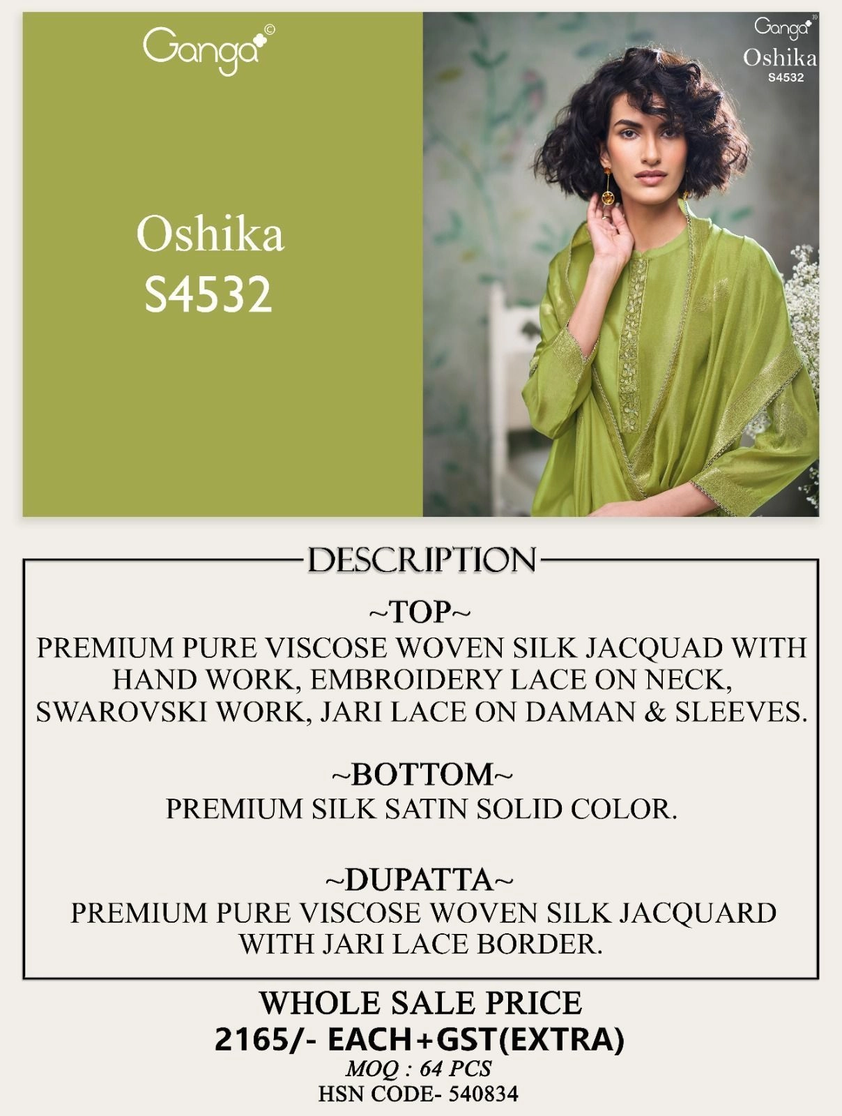 Ganga-Oshika S4532(Rs.2165 per piece: total 6 piece) 13