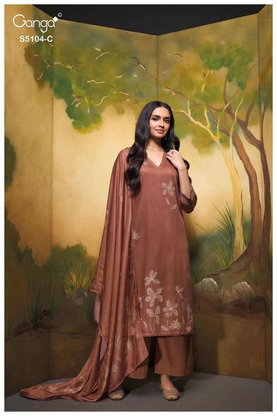 Ganga-Saidnya
S5104(Rs.1760 per piece: total 4 piece) 2