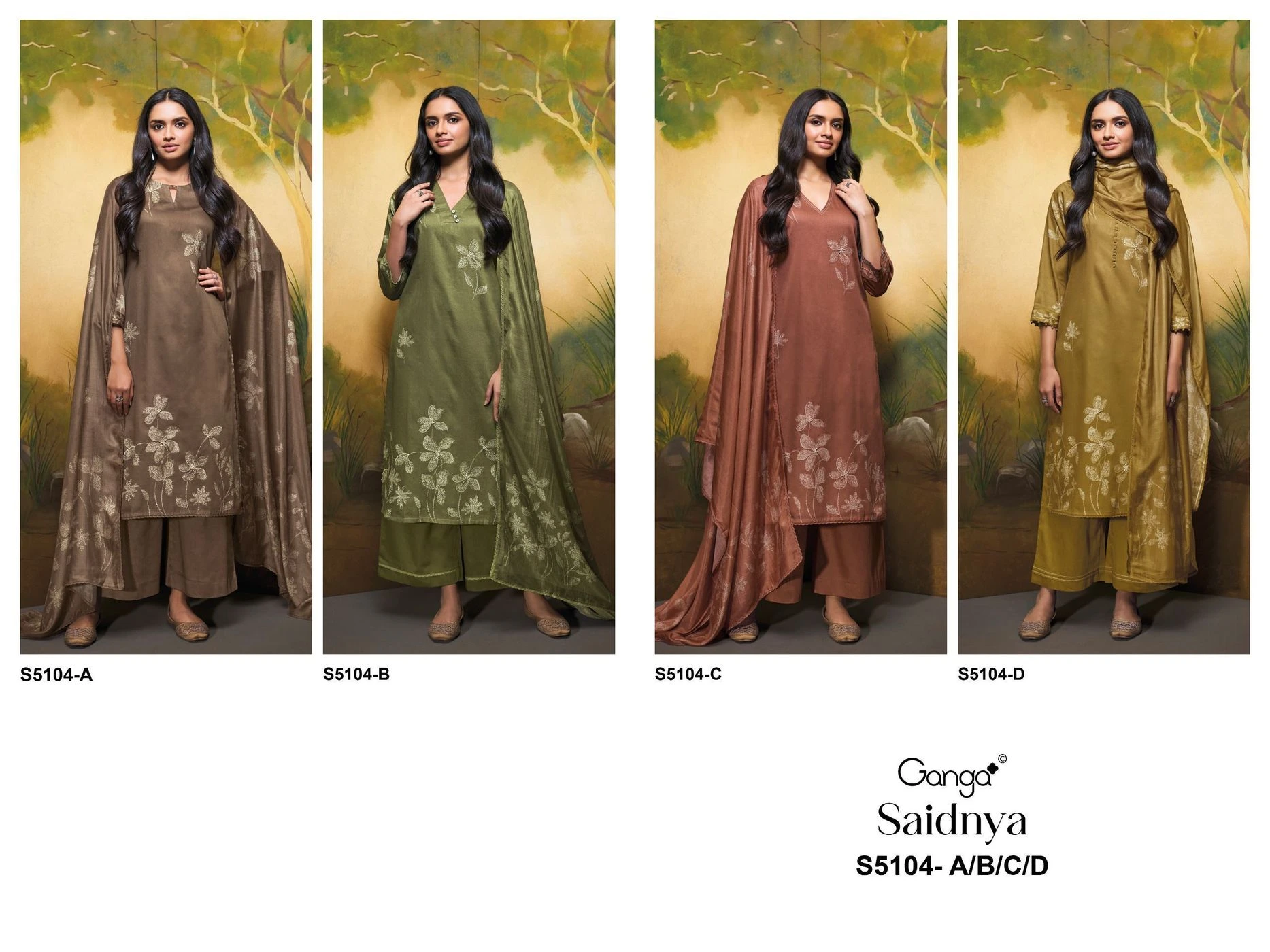 Ganga-Saidnya
S5104(Rs.1760 per piece: total 4 piece) 9