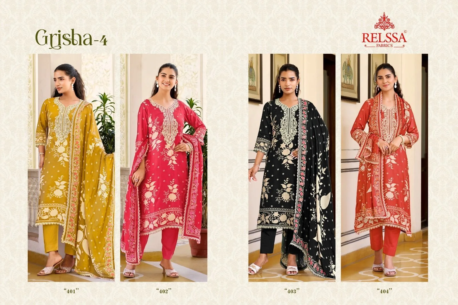 Relssa grisha-4(Rs.1895 per piece total 4 piece) 6