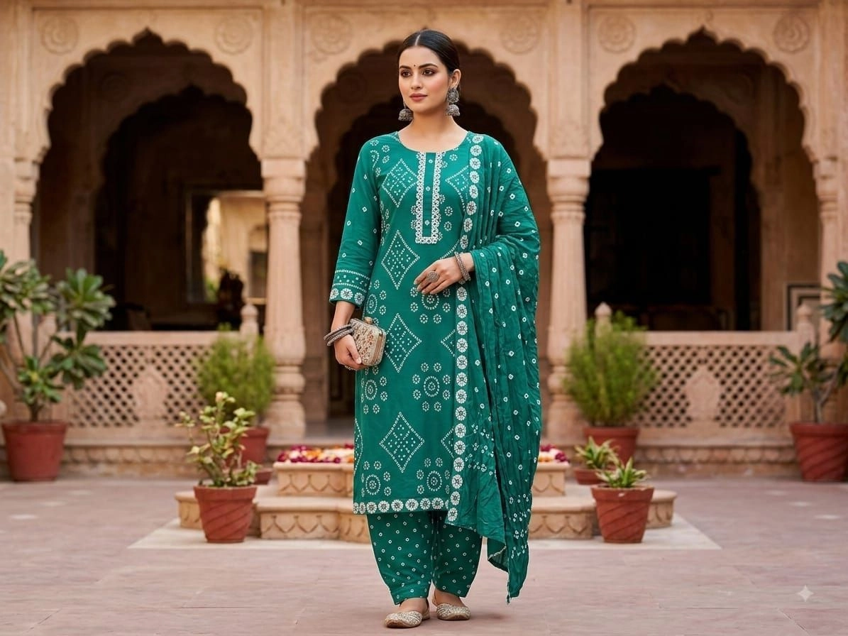Baatik mela-Ethnic Self Bandhej Special(Rs.630 per piece: total 5 piece) 4