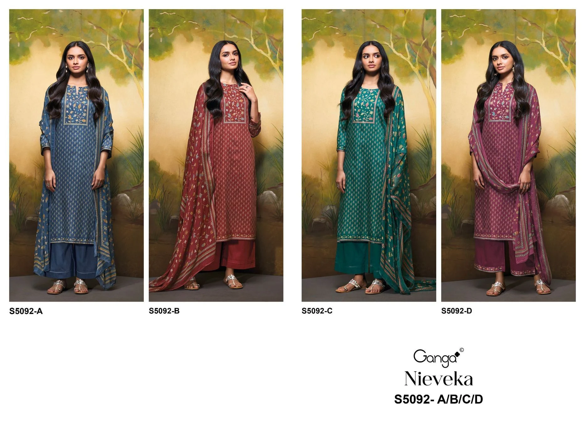 GANGA – NieVeka S5092(Rs.1705 per piece: total 4 piece) 9