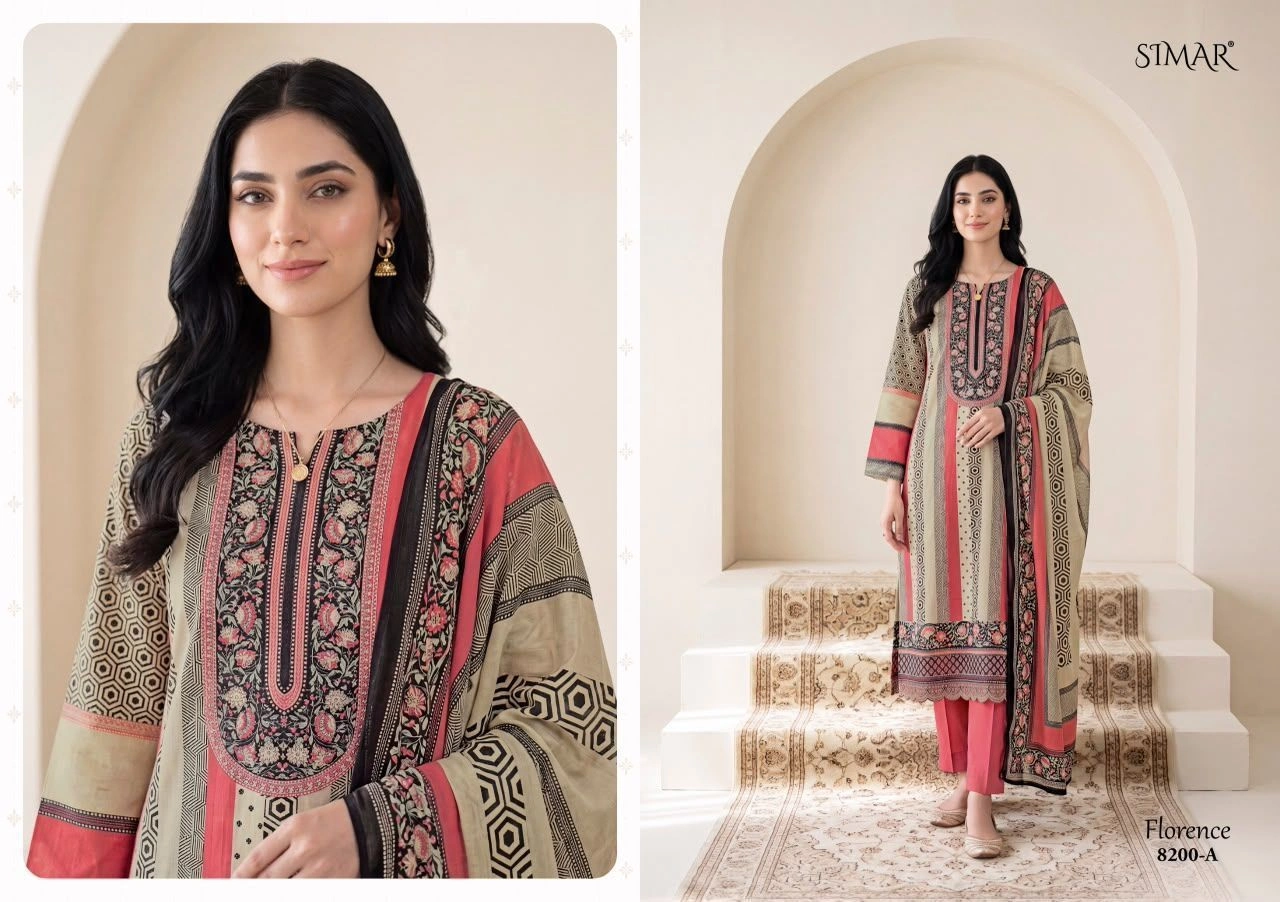SIMAR – Florence(Rs.1545 piece: total 4 piece)