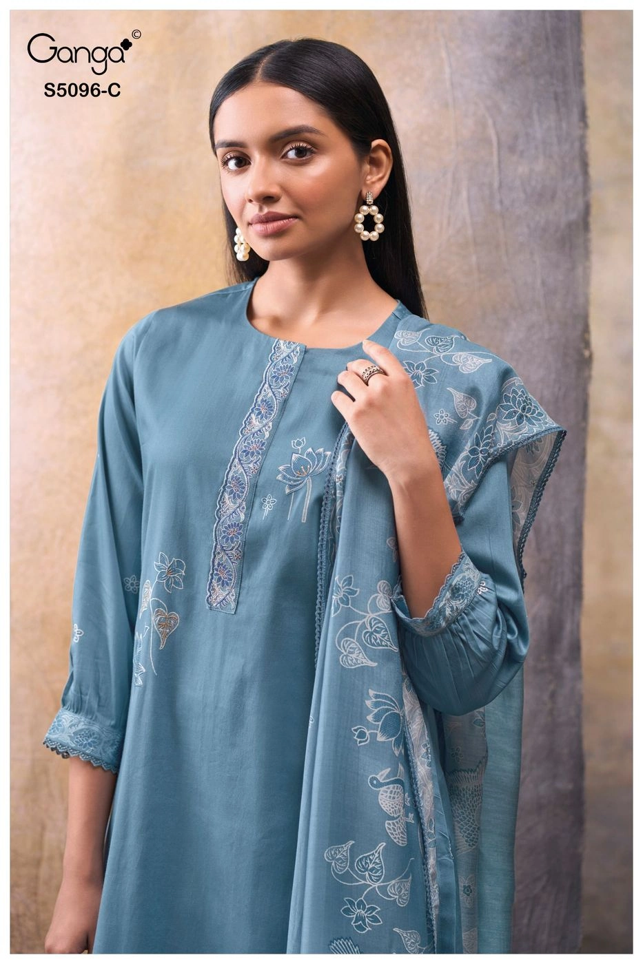 Ganga-Gitisha S5096(Rs.1760 per piece: total 4 piece) 5