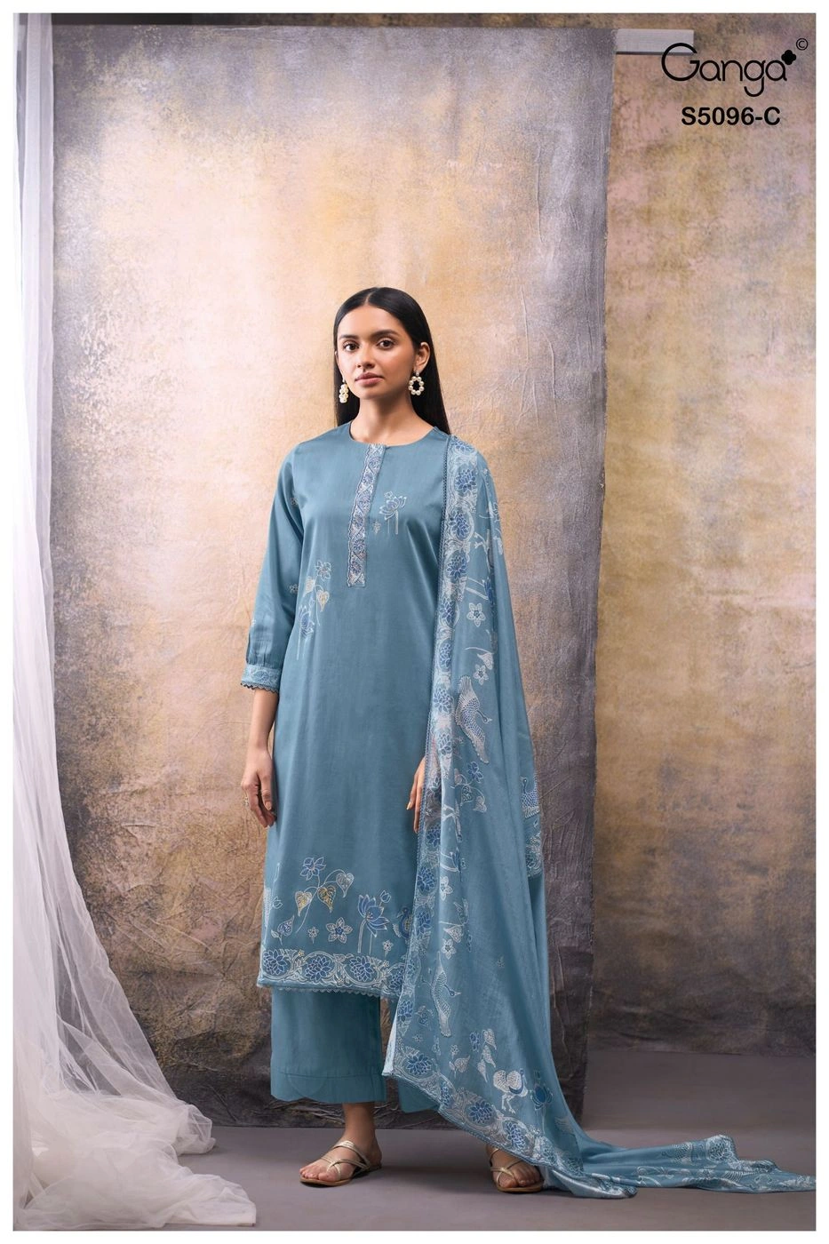 Ganga-Gitisha S5096(Rs.1760 per piece: total 4 piece) 6