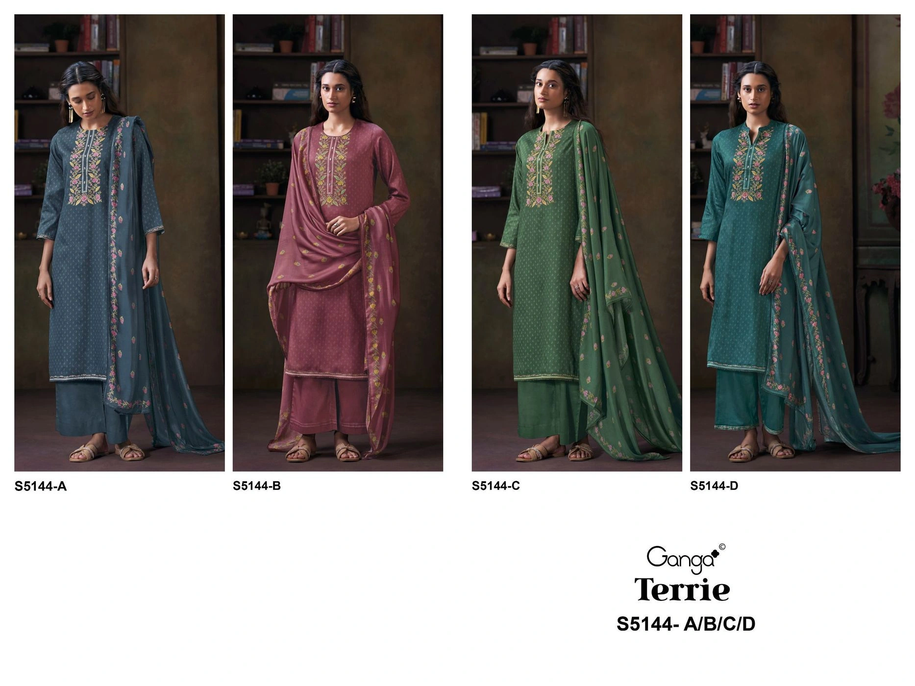 Ganga-Terrie S5144(Rs.1760 per piece: total 4 piece) 9