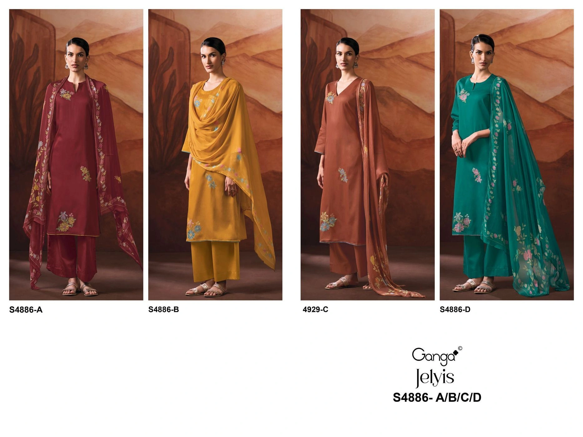 Ganga-Jelyis
S4886(Rs.1470 per piece: total 4 piece) 10
