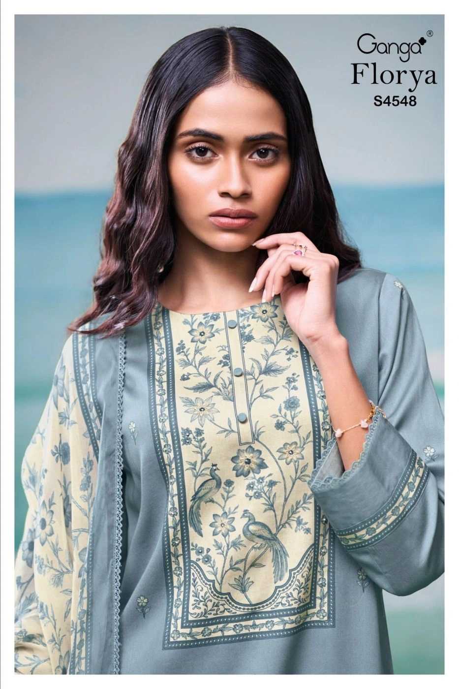 GANGA – FLORYA(Rs.1705 per piece: total 4 piece) 2