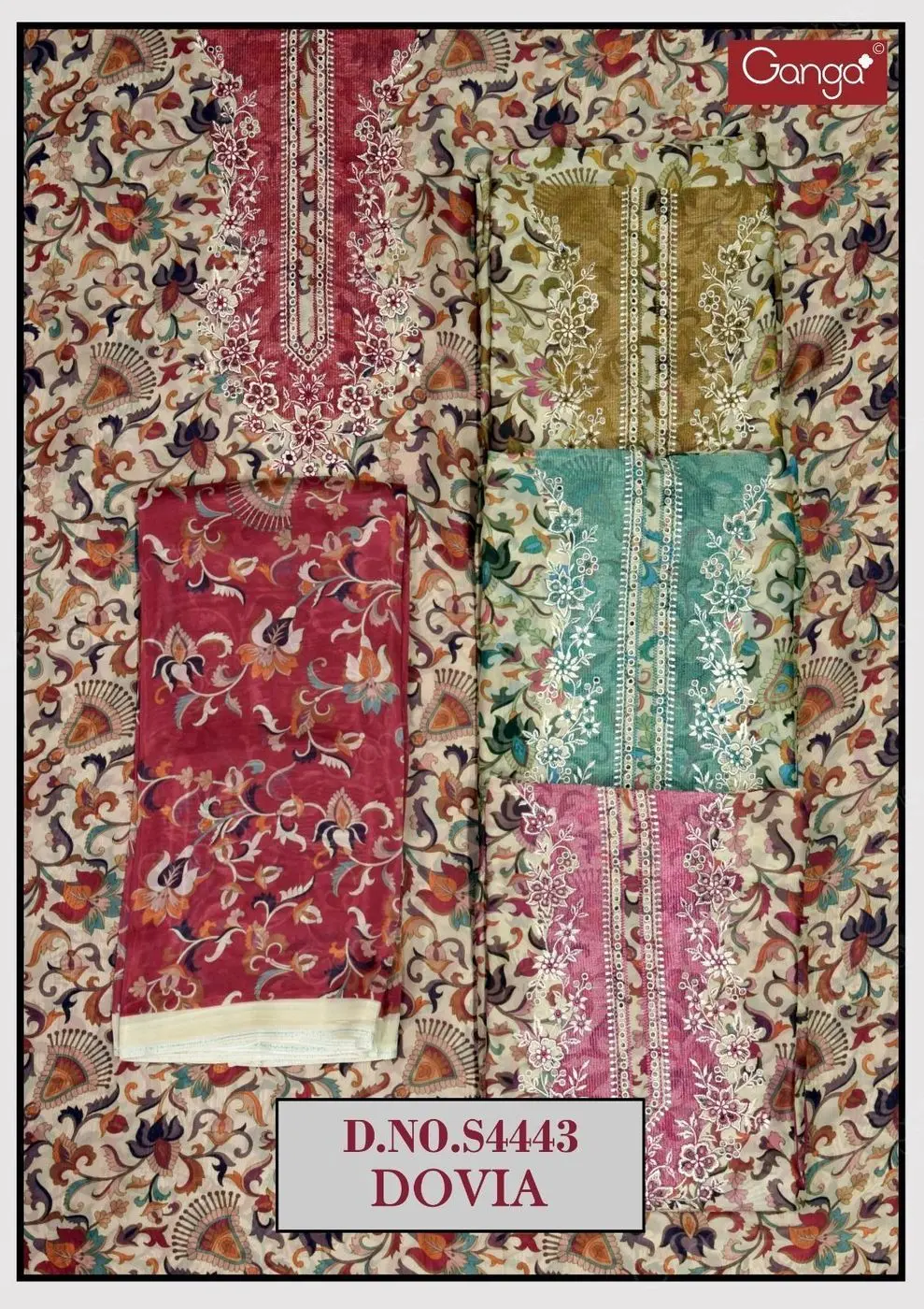 Ganga-DOVIA(Rs.1590 per piece: total 4 piece) 1