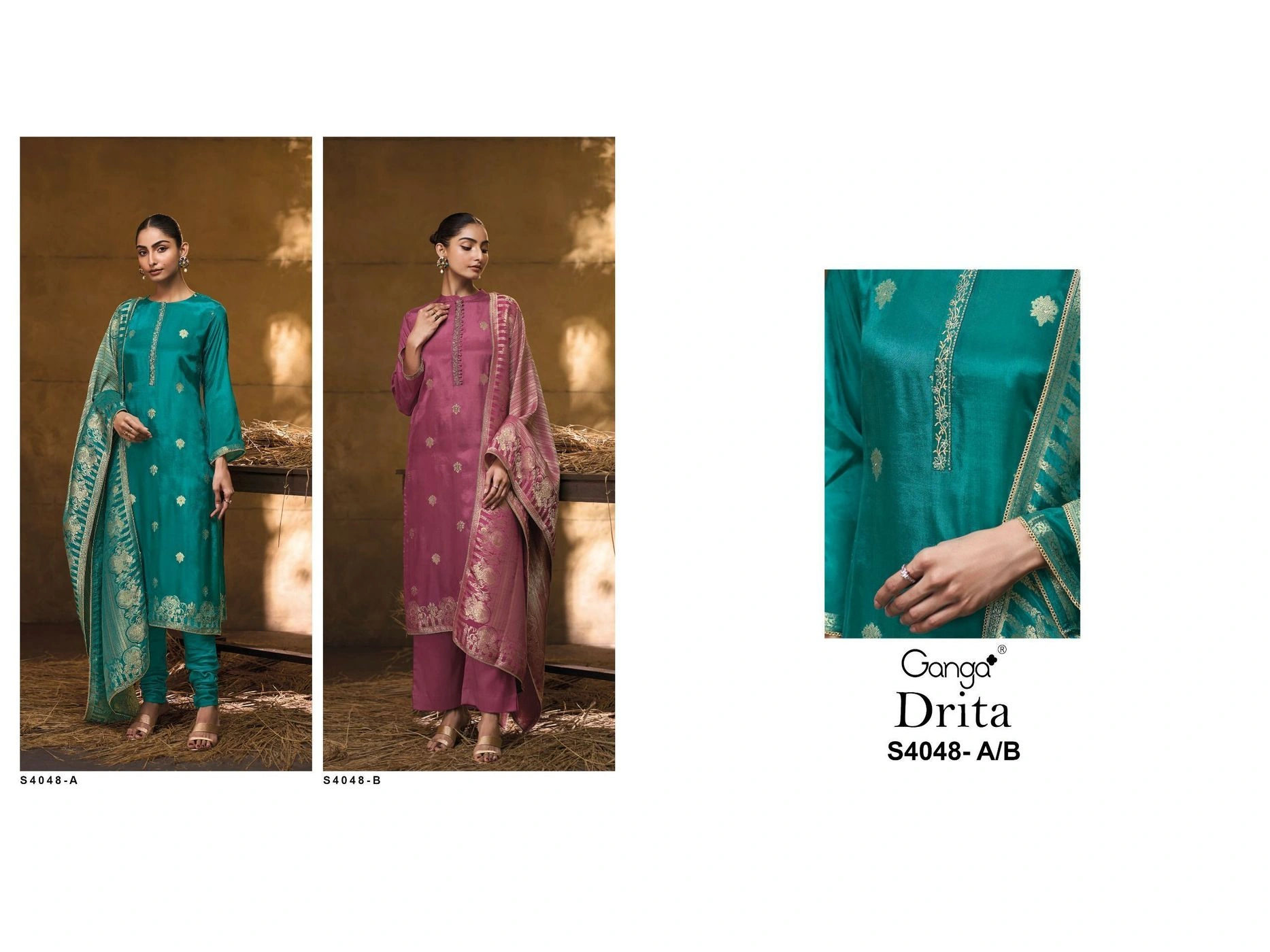 Ganga-Drita
S4048(Rs.2350 per piece: total 2 piece) 6