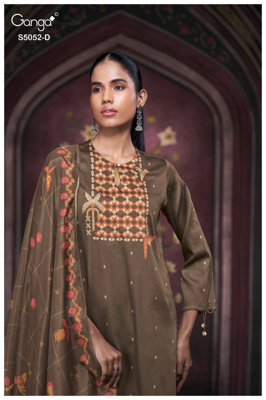 Ganga-Nyrisha
S5052(Rs.1760 per piece: total 4 piece) 2