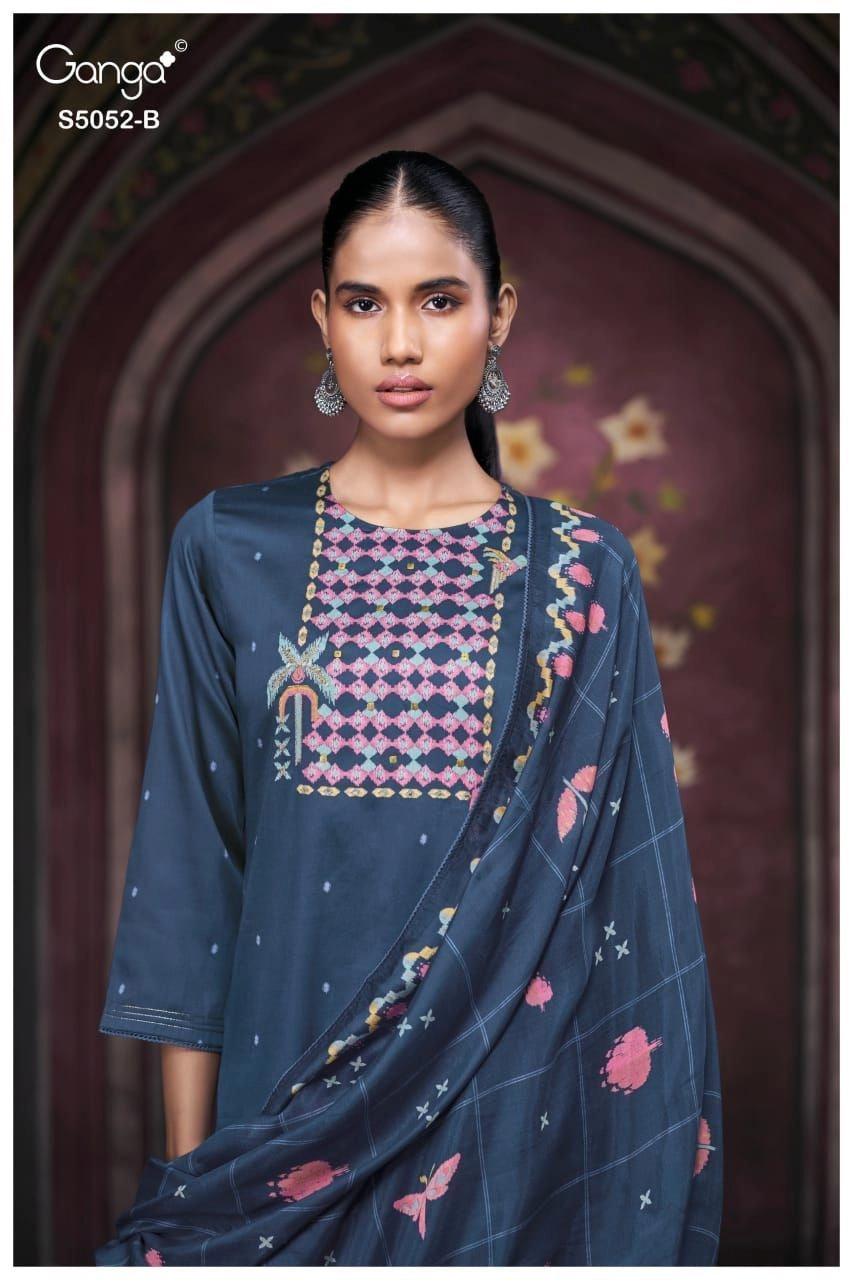 Ganga-Nyrisha
S5052(Rs.1760 per piece: total 4 piece) 8