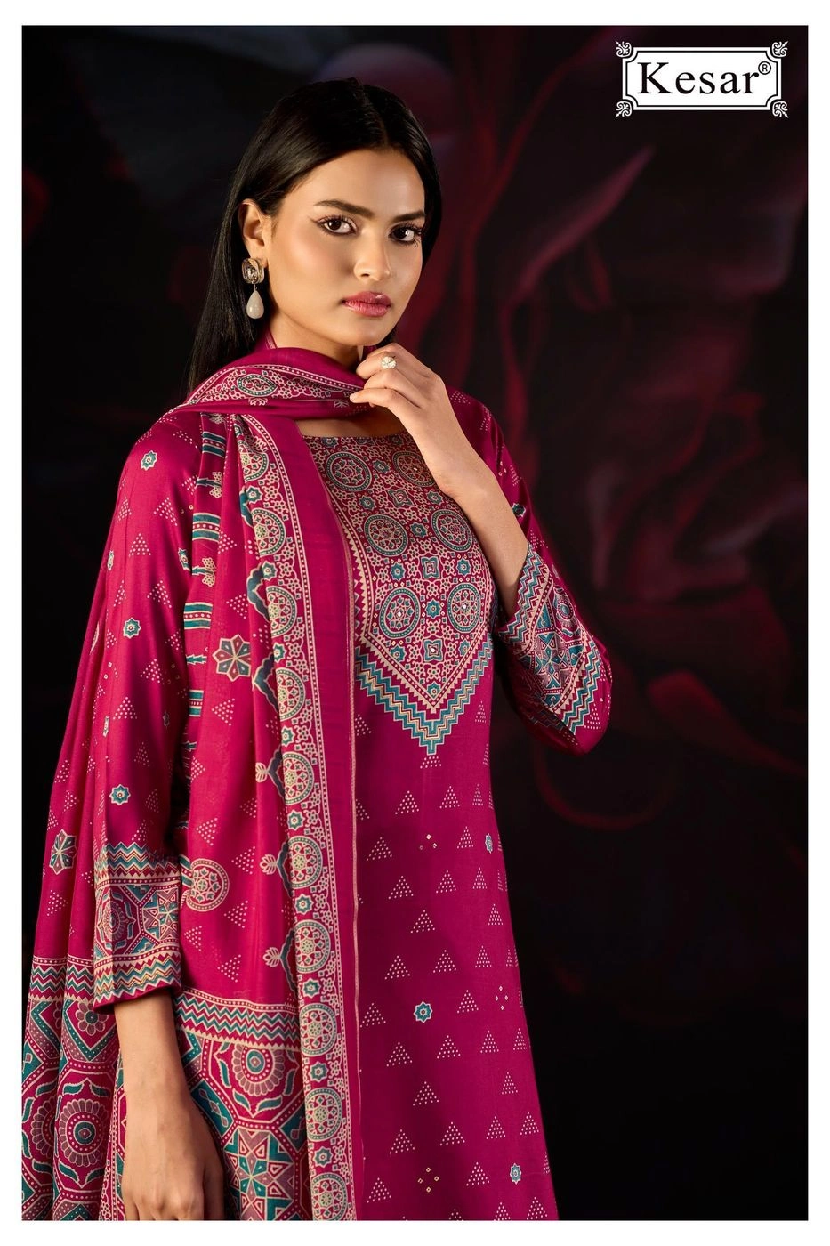 Kesar-EMBERLY 74001(Rs.1225 per piece: total 4 piece) 5