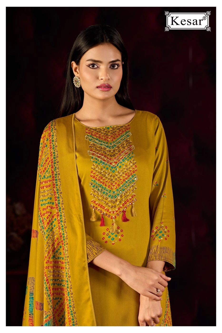 Kesar-EMBERLY 74001(Rs.1225 per piece: total 4 piece) 1