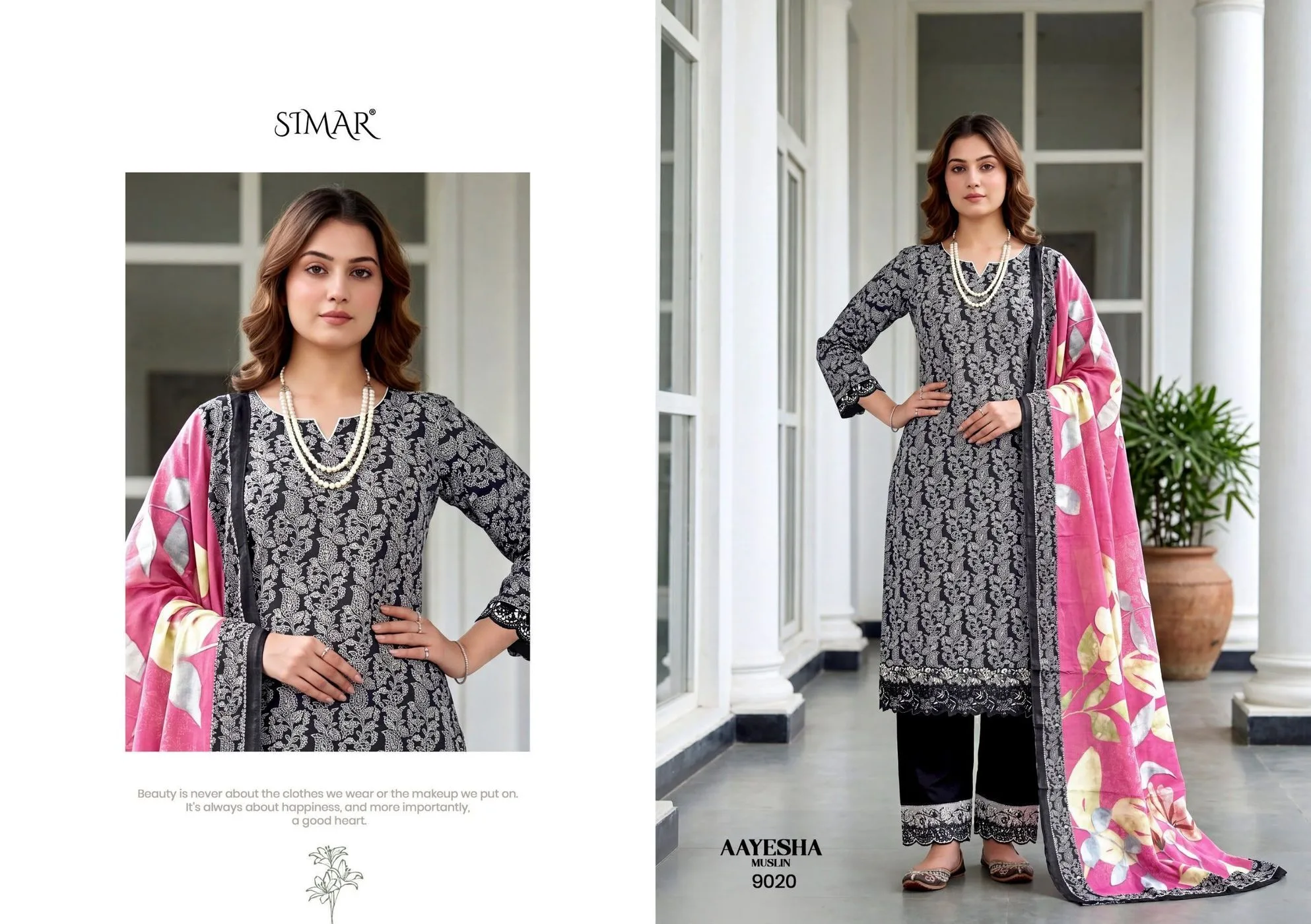 SIMAR-AAYESHA MUSLIN(Rs.1695 per piece: total 6 piece) 1