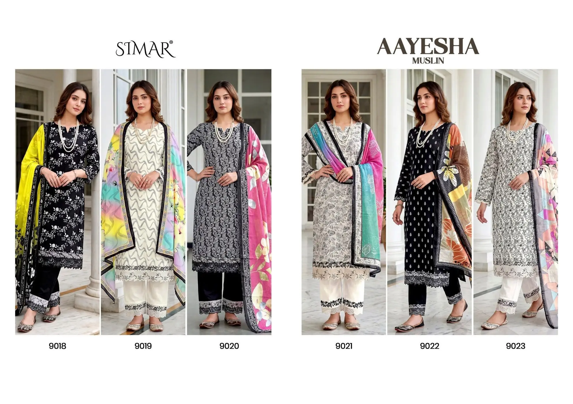 SIMAR-AAYESHA MUSLIN(Rs.1695 per piece: total 6 piece) 8