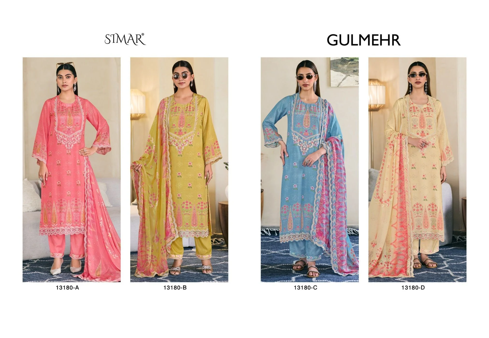 SIMAR-GULMEHR(Rs.1895 per piece: total 4 piece) 8