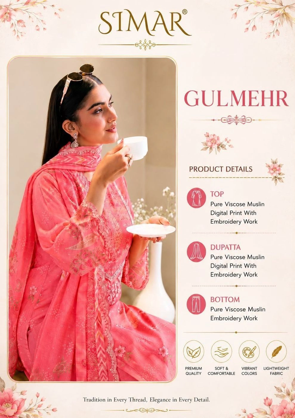 SIMAR-GULMEHR(Rs.1895 per piece: total 4 piece) 9