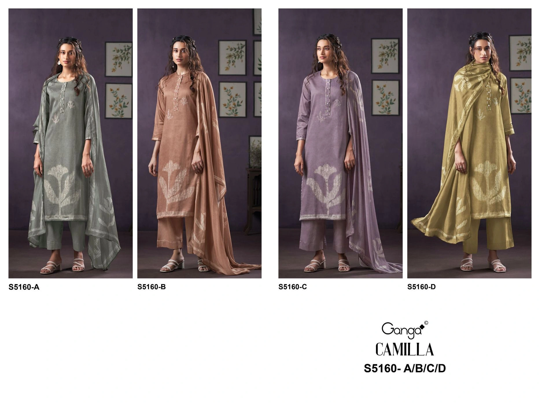 Ganga-CAMILLA
S5160(Rs.1795 per piece: total 4 piece) 10