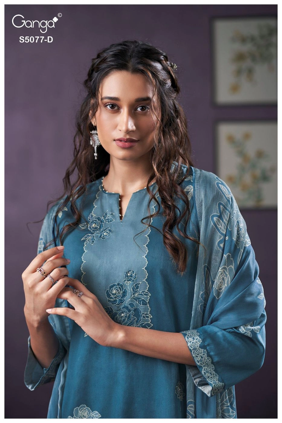 Ganga-SANJEEDA
S5077(Rs.1760 per piece: total 4 piece) 1
