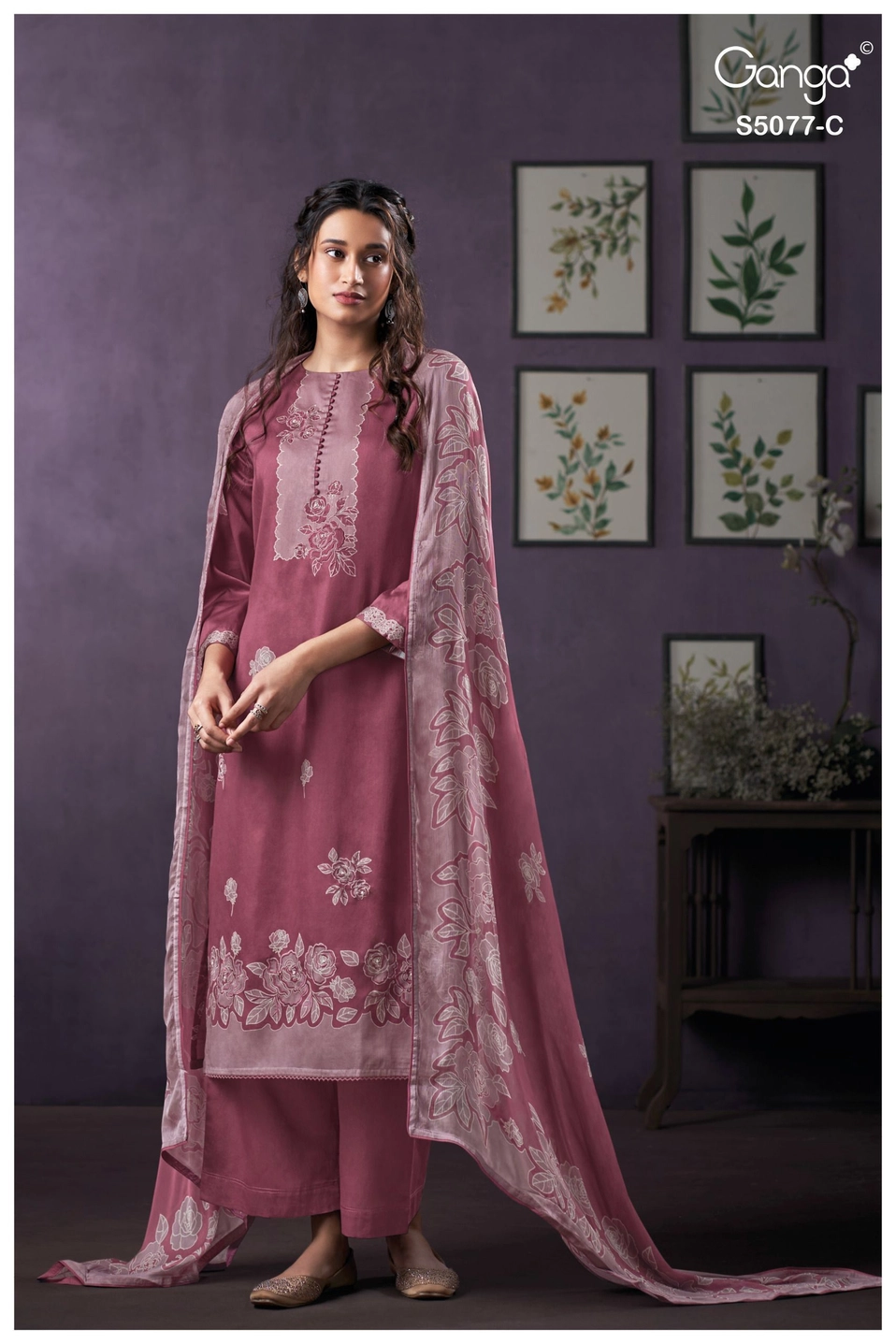 Ganga-SANJEEDA
S5077(Rs.1760 per piece: total 4 piece) 8