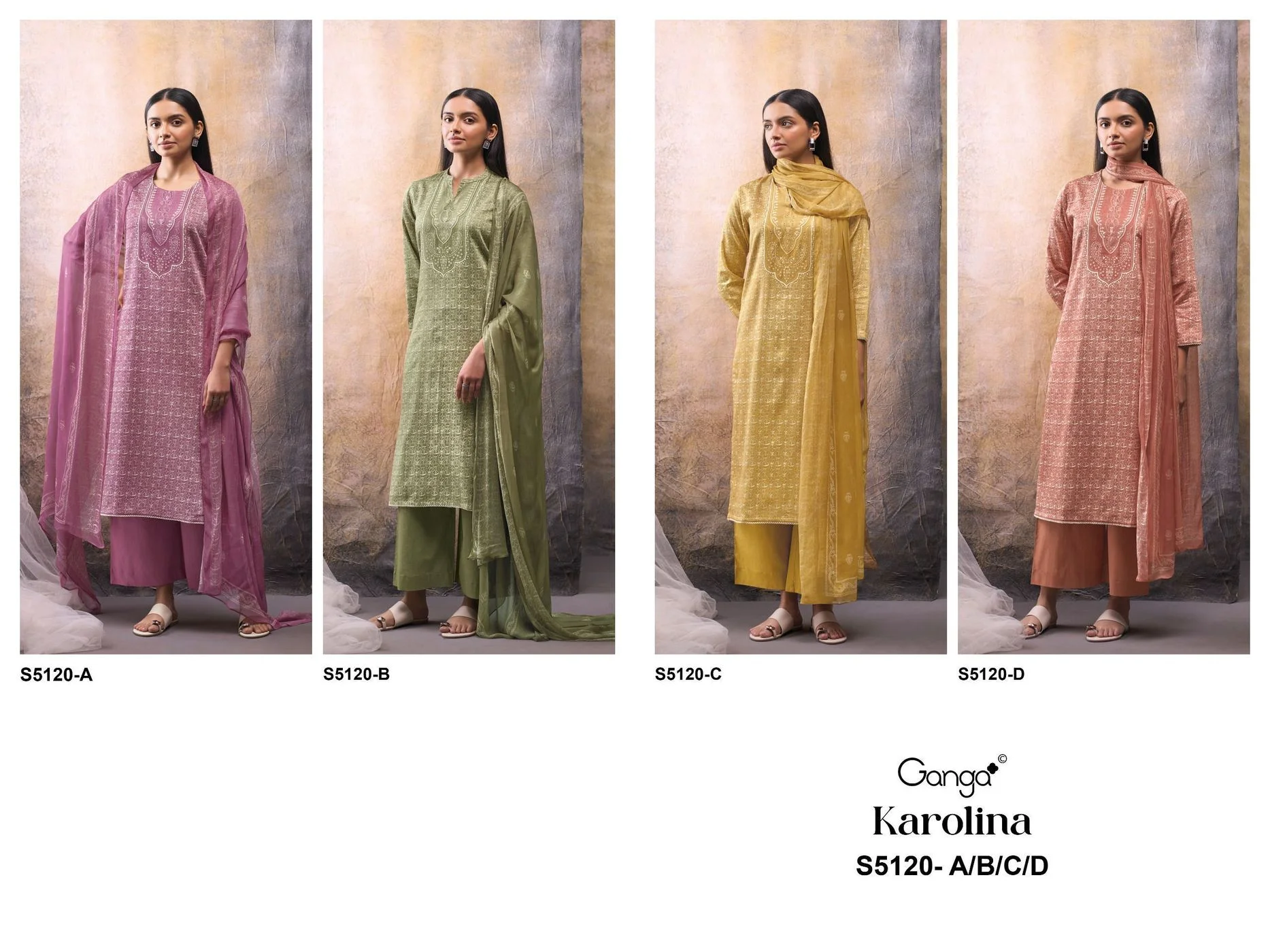 Ganga-Karolina
S5120(Rs.1675 per piece: total 4 piece) 9
