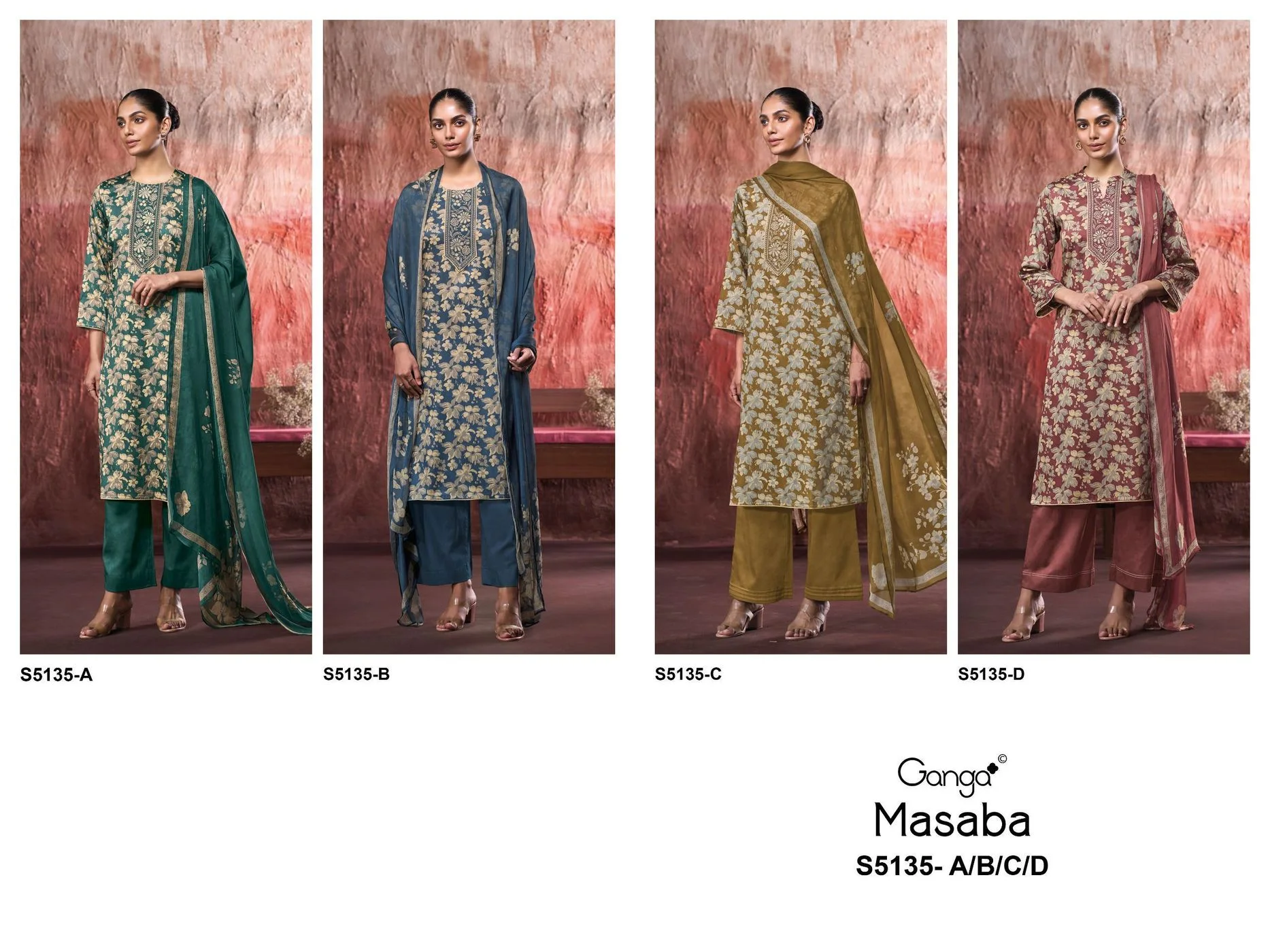 Ganga-Masaba
S5135(Rs.1470 per piece: total 4 piece) 10