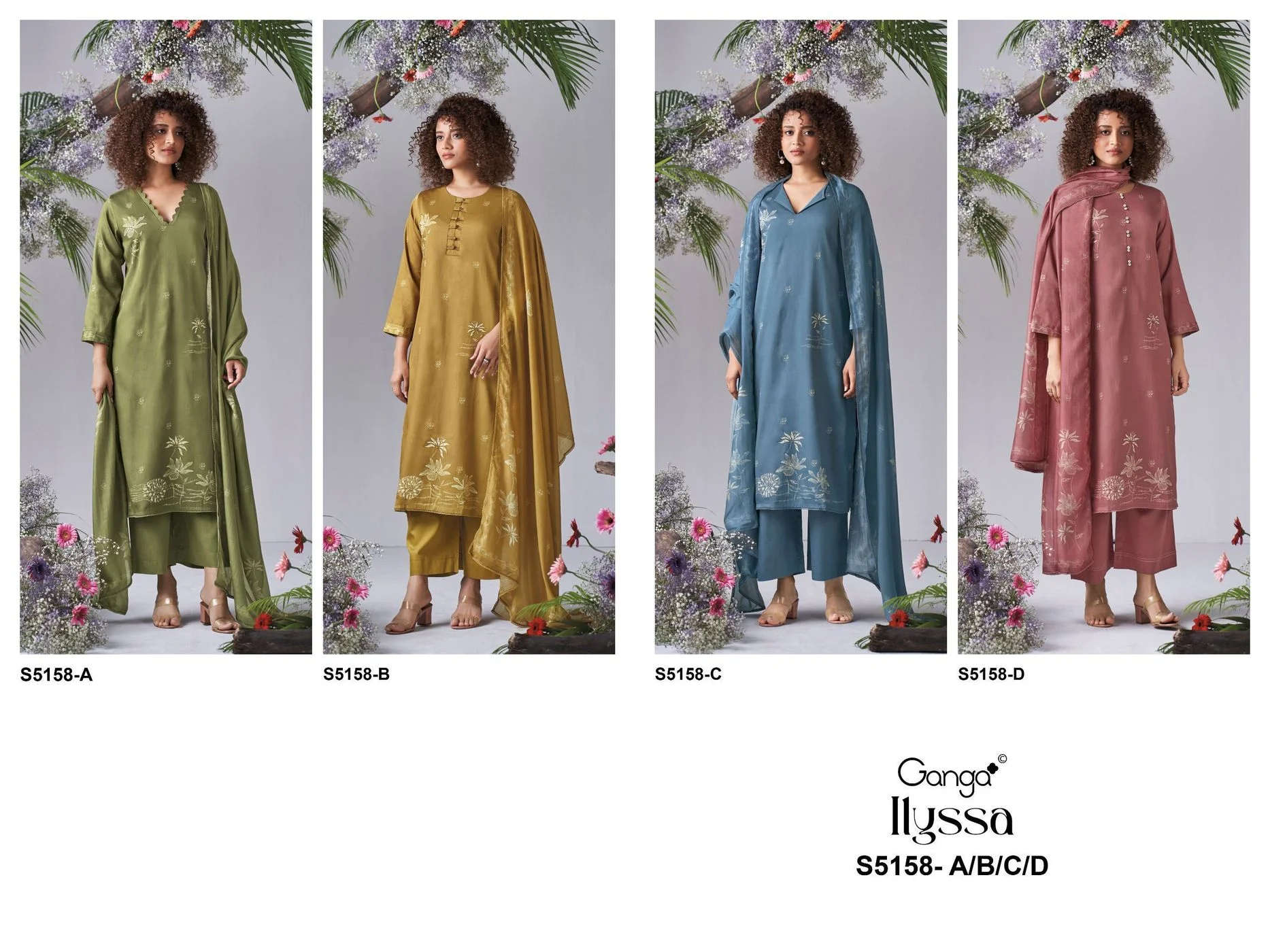 Ganga-Ilyssa
S5158(Rs.1760 per piece: total 4 piece) 10