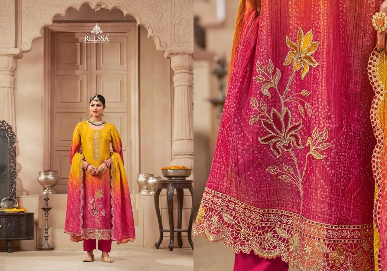 RELSSA-BANDHEJ(Rs.2495 per piece: total 2 piece) 1