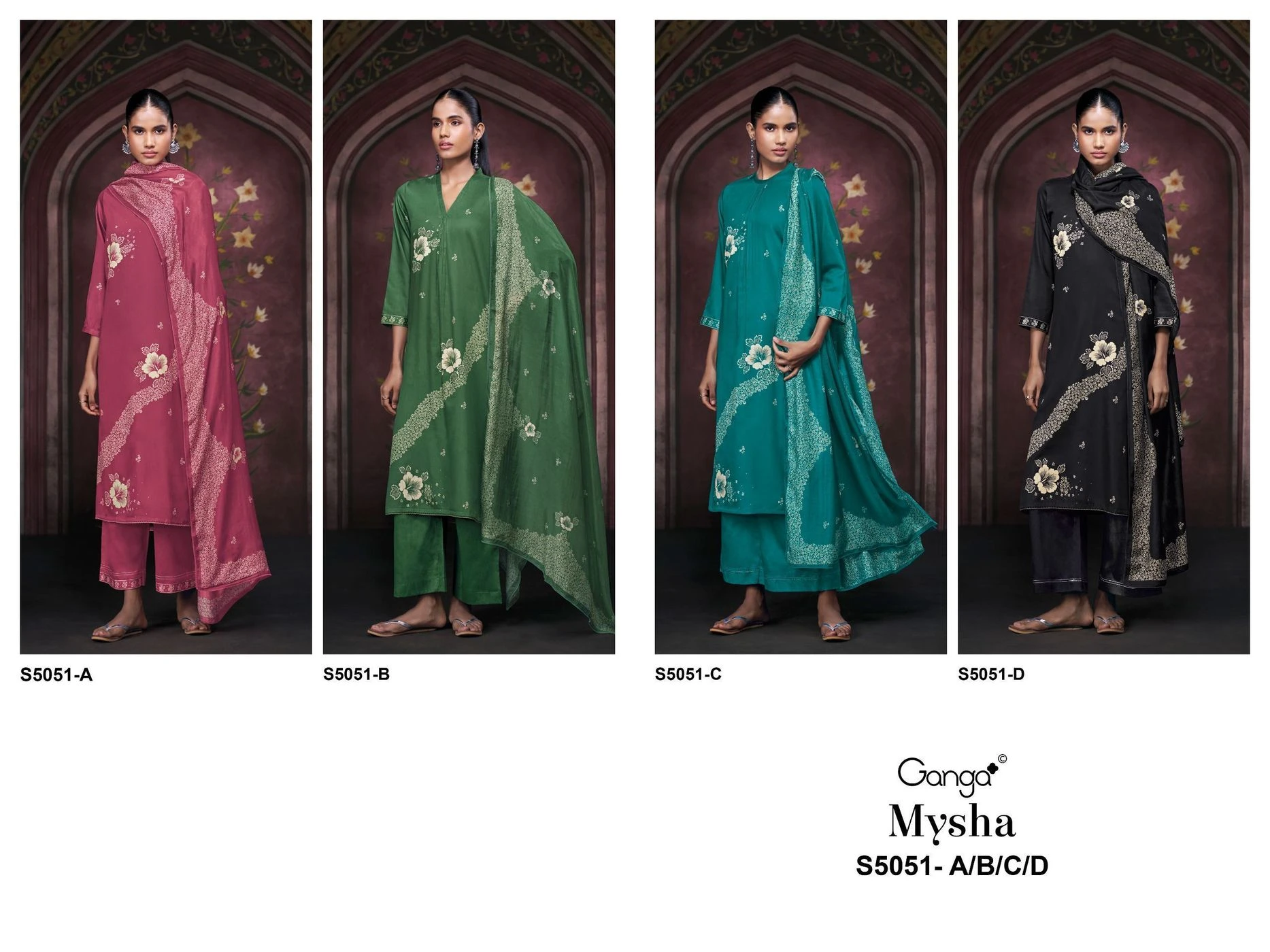 Ganga-Mysha
S5051(Rs.1760 per piece: total 4 piece) 10
