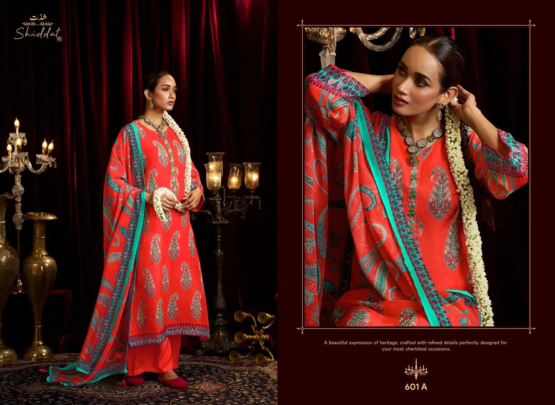 Shidlat-Bell Rose(Rs.2195 per piece: total 4 piece) 3