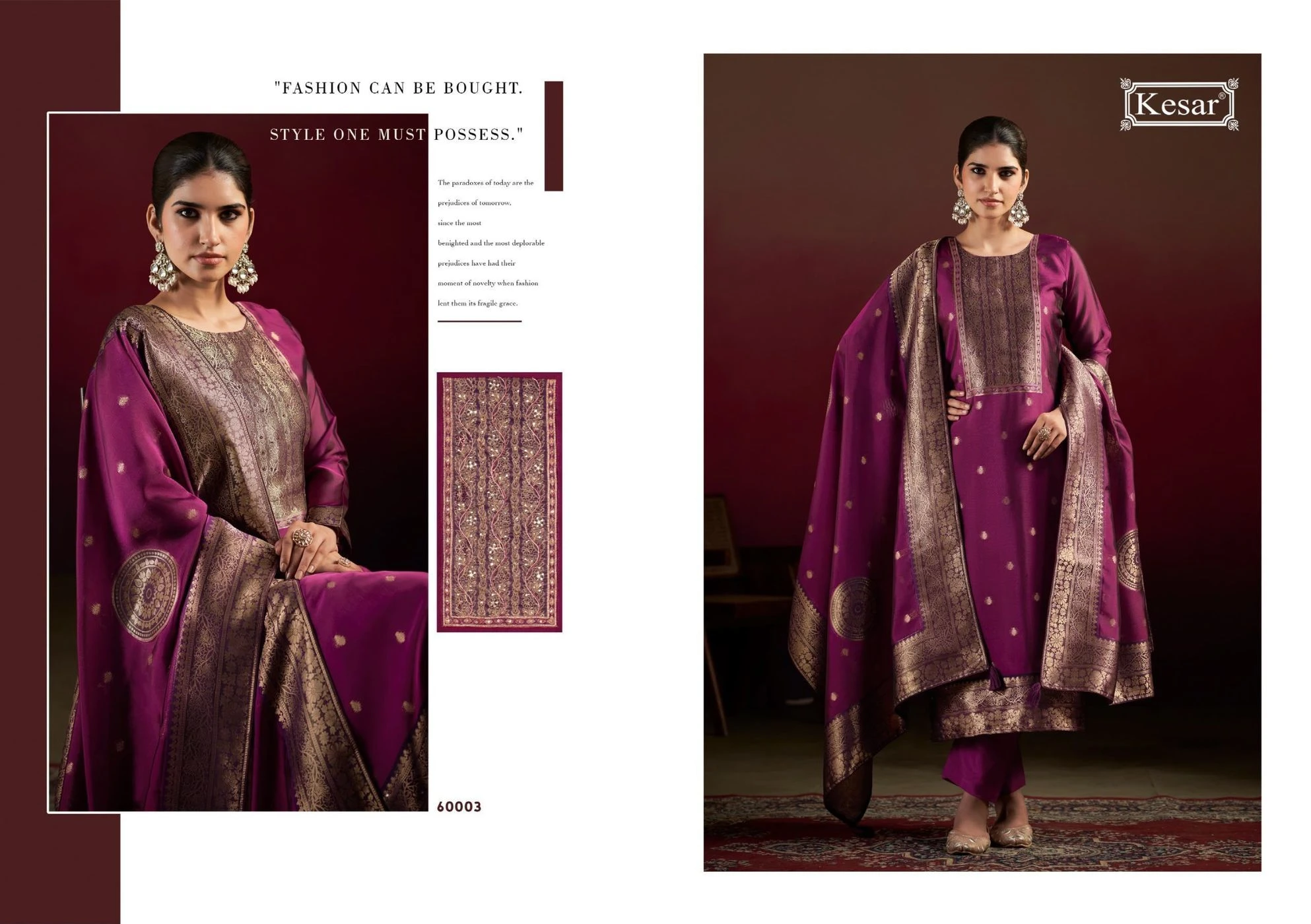 Kesar-Gurleen 60001(Rs.1675 per piece: total 3 piece) 3