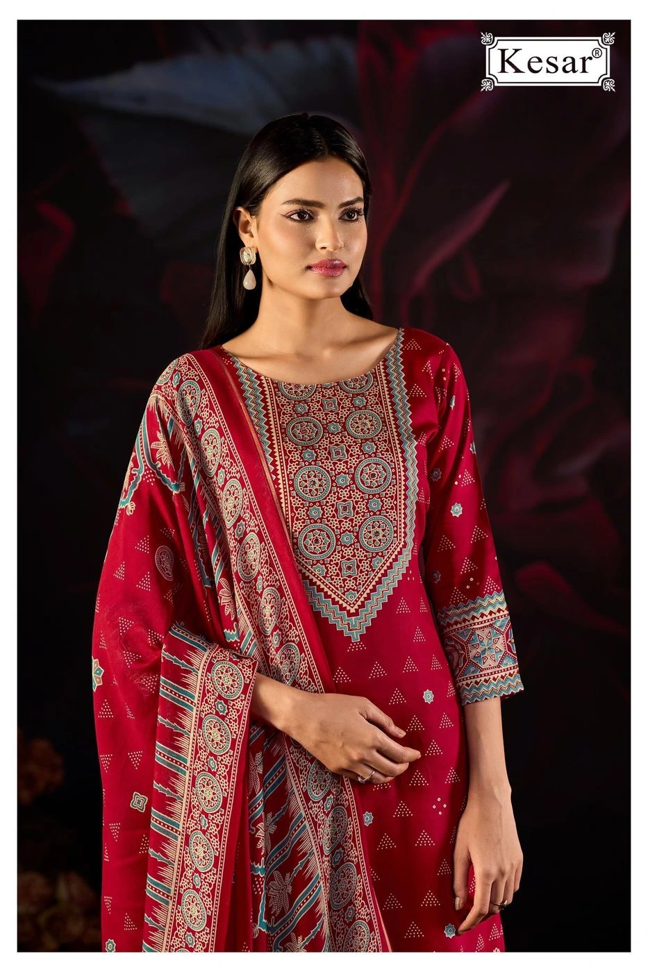 Kesar-EMBERLY 74001(Rs.1225 per piece: total 4 piece) 5