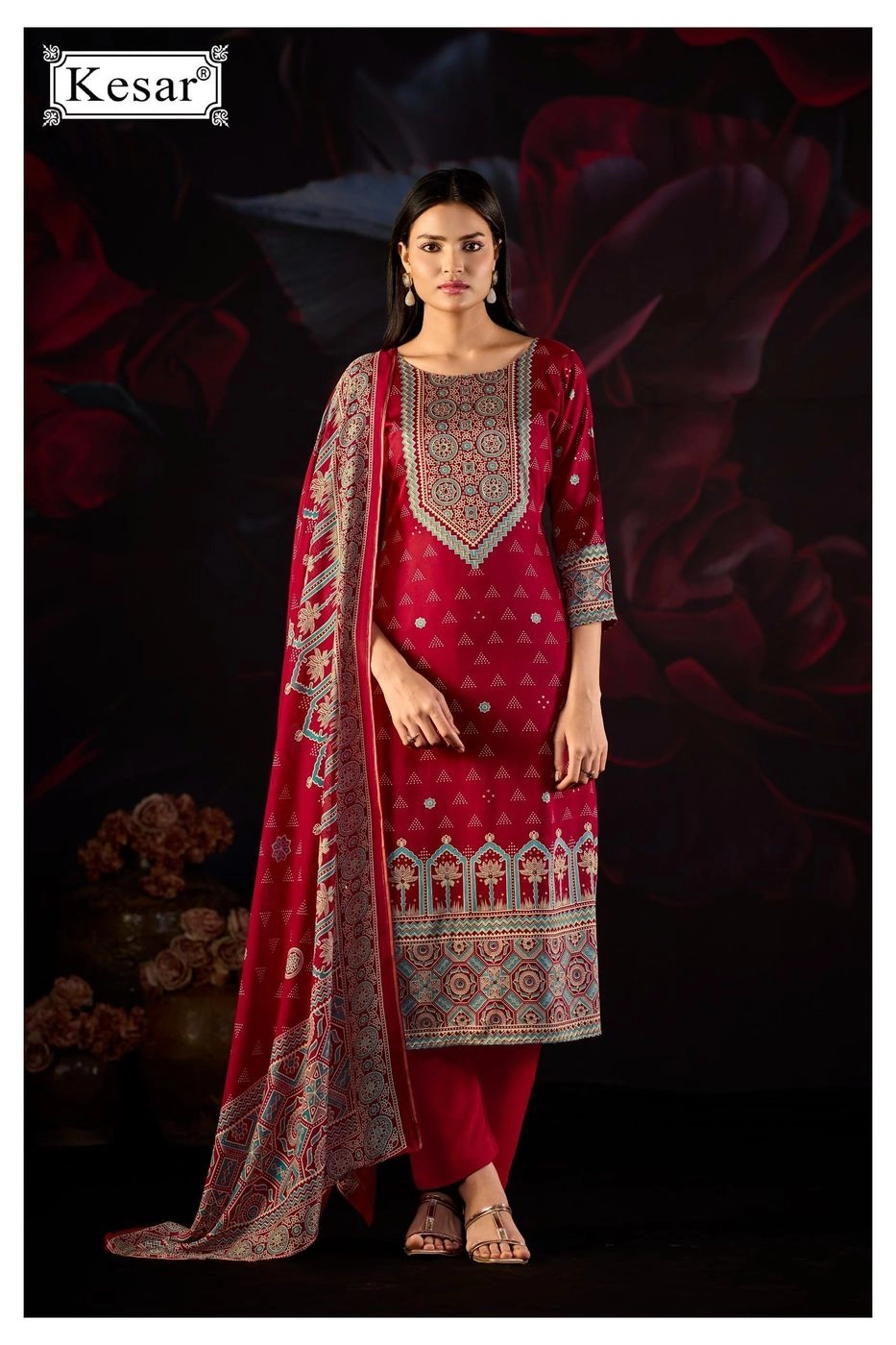 Kesar-EMBERLY 74001(Rs.1225 per piece: total 4 piece) 6