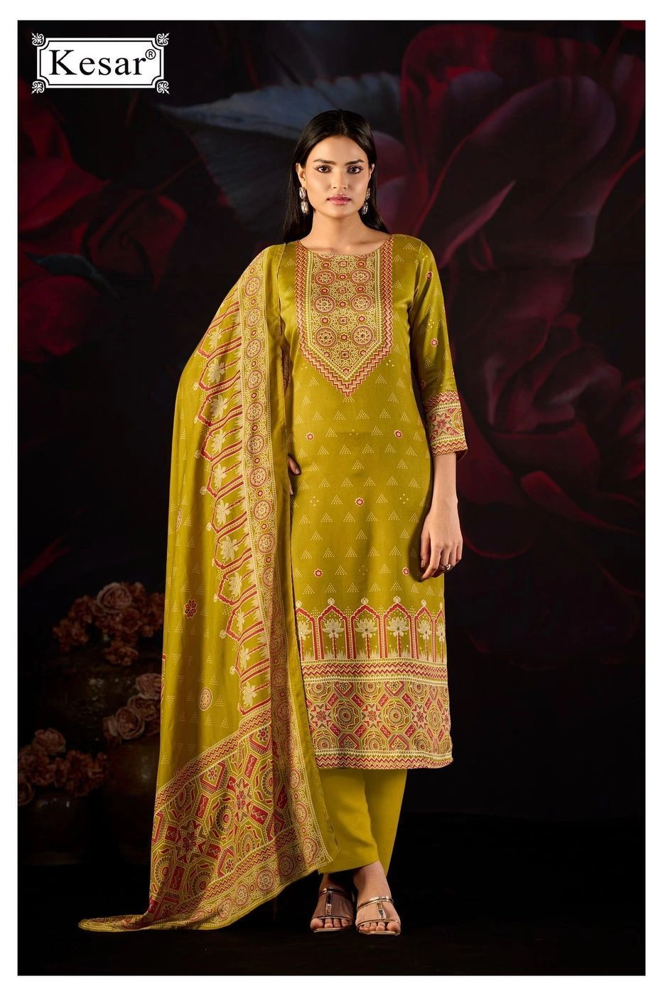 Kesar-EMBERLY 74001(Rs.1225 per piece: total 4 piece) 8