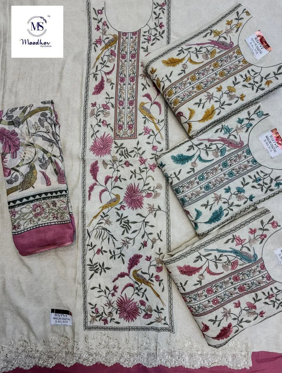 Sargam-Rutvi(Rs.1675 per piece : total 4 piece)