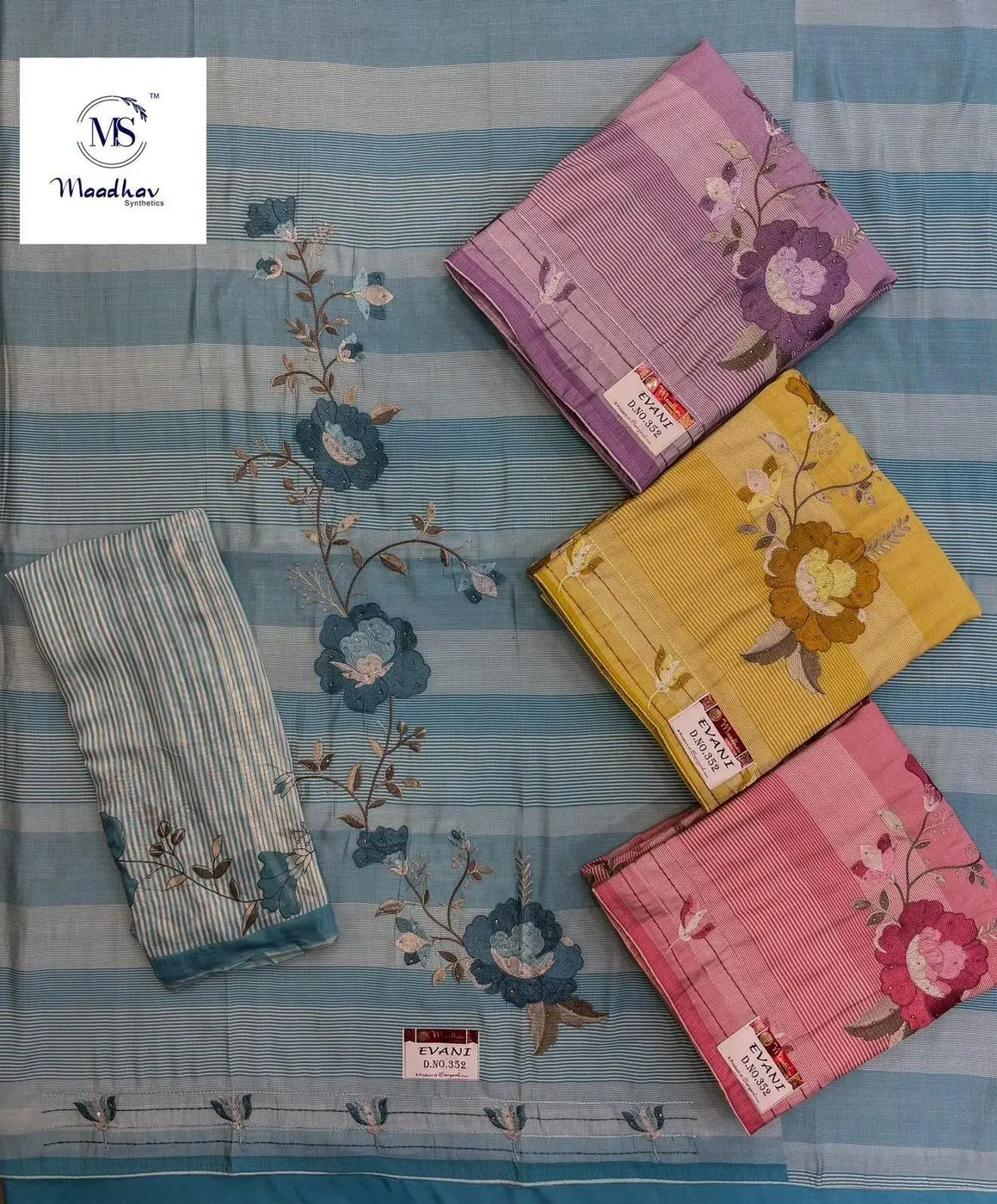 Sargam-Evani(Rs.1275 per piece: total 4 piece)