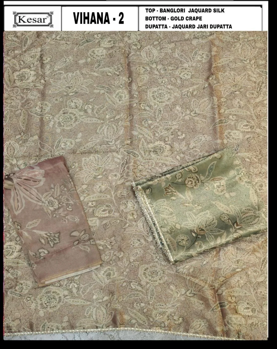 Kesar-Vihana 2(Rs.1695 per piece: total 2 piece)