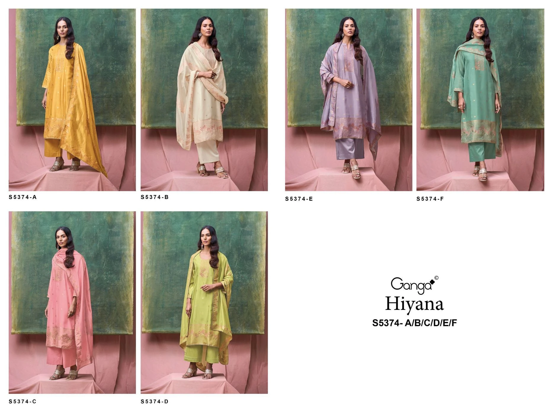 Ganga-Hiyana
S5374(Rs.2165 per piece: total 6 piece) 13