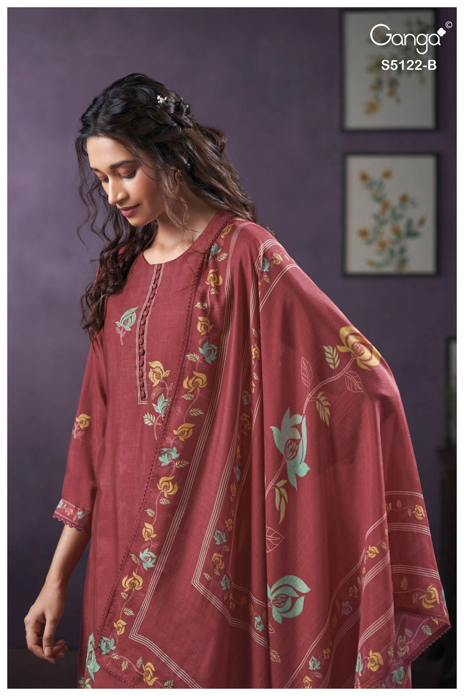 Ganga-NAILA
S5122(Rs.2110 per piece: total 2 piece) 2