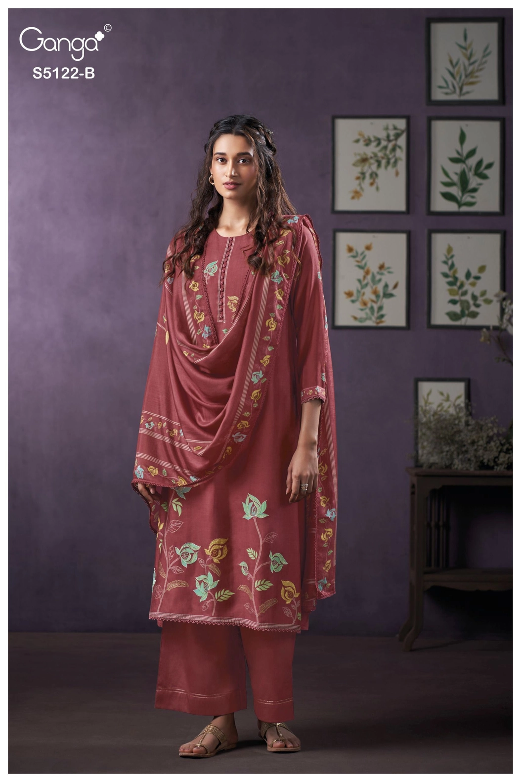 Ganga-NAILA
S5122(Rs.2110 per piece: total 2 piece) 3