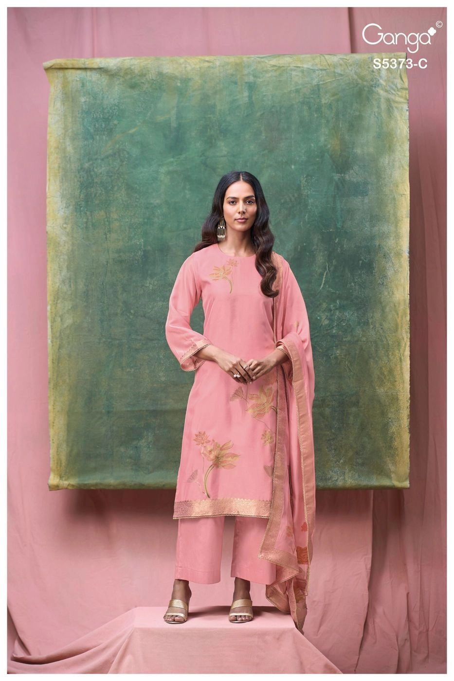Ganga-Gineva
S5373(Rs.2165 per piece: total 6 piece) 9