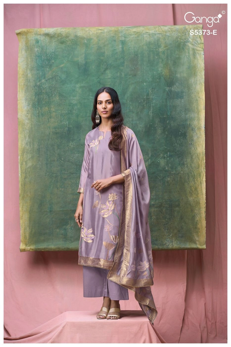 Ganga-Gineva
S5373(Rs.2165 per piece: total 6 piece) 13